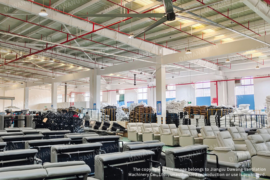 For spring-time workshop ventilation, choose industrial large fans!