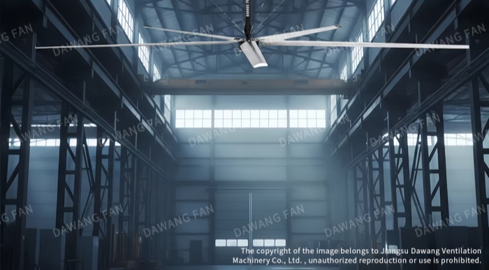 Diverse Application Scenarios for Large Industrial Ceiling Fans
